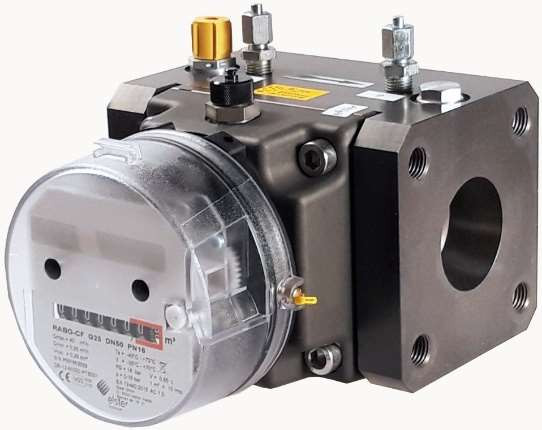 Đồng hồ đo lưu lượng khí dạng Rotary - RABO Compact Dong ho do luu luong khi dang Rotary RABO Compact
