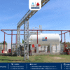 Trạm cung cấp khí LPG do Phúc Sang Minh thi công và lắp đặt. Top 1 đơn vị cung cấp trọn gói giải pháp LPG